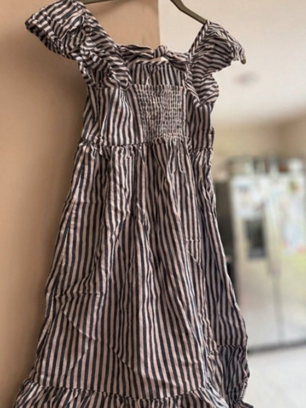 Old Navy Girls Striped Dress Size Medium 8